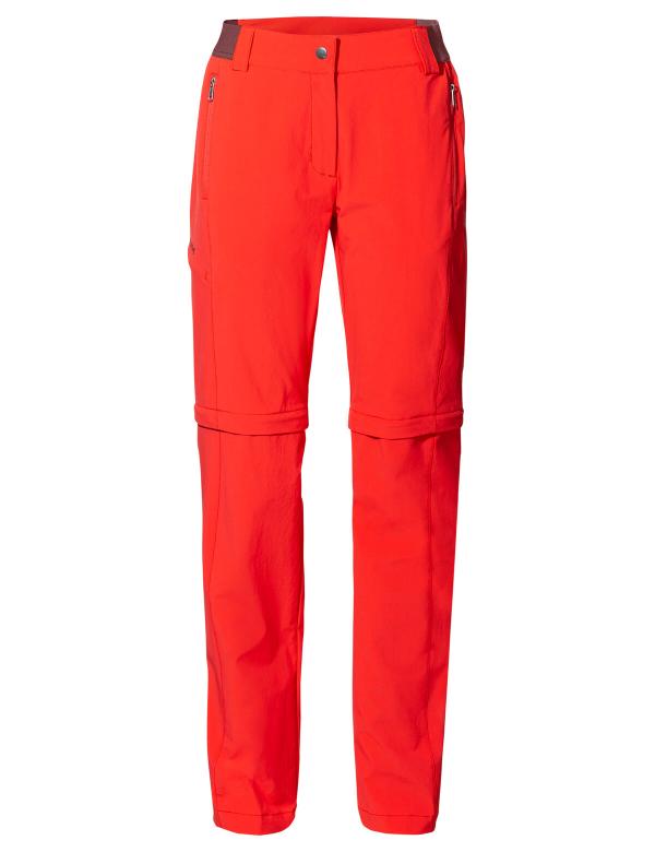 VAUDE Women's Farley Stretch ZO T-Zip Pants II flame Gr&ouml;&szlig; 38-Short