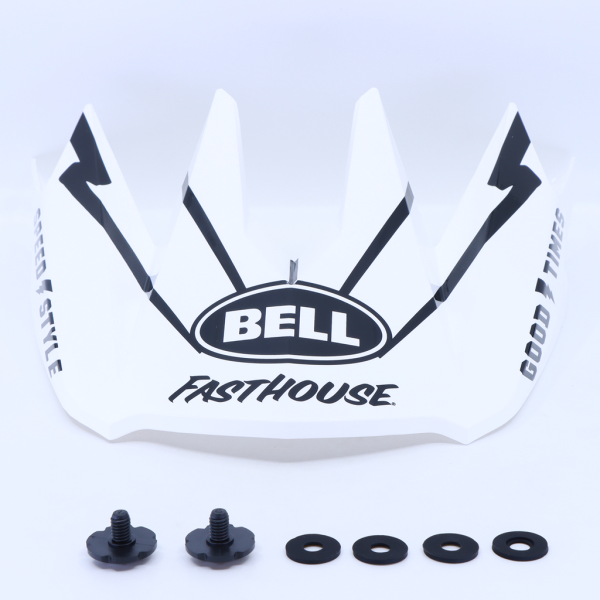 Bell Full 10 Visor one size m/g white/black fasthouse