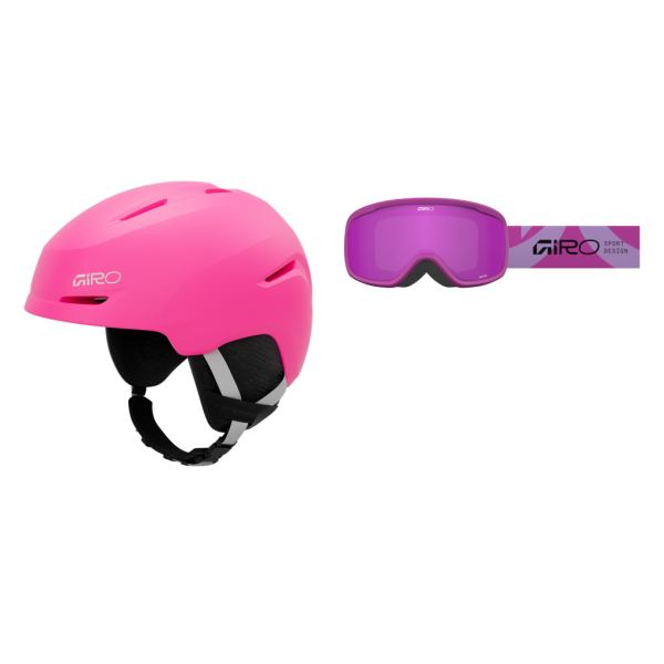 Giro Spur Combo Pack XS 48.5-52 matte bright pink Unisex