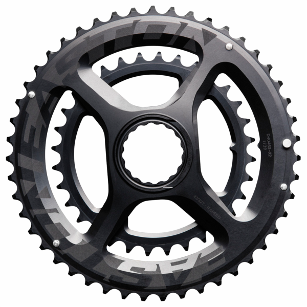 Easton EA90 Chainring Set 46/36 11SPD BLK one size black