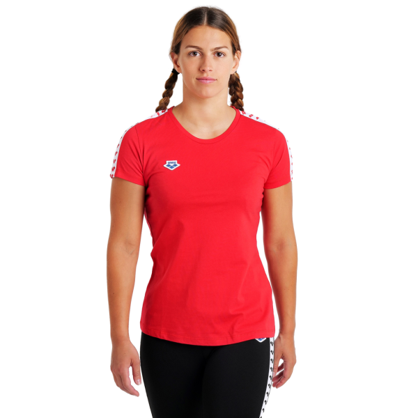 Arena W T-Shirt Team XS red/white/red Damen
