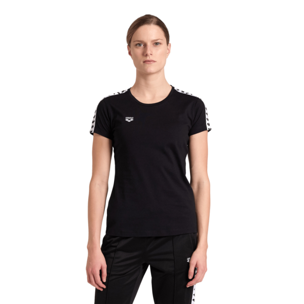 Arena W T-Shirt Team L black/white/black Damen
