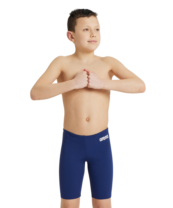 Arena B Team Swim Jammer Solid 152 navy/white Jungen