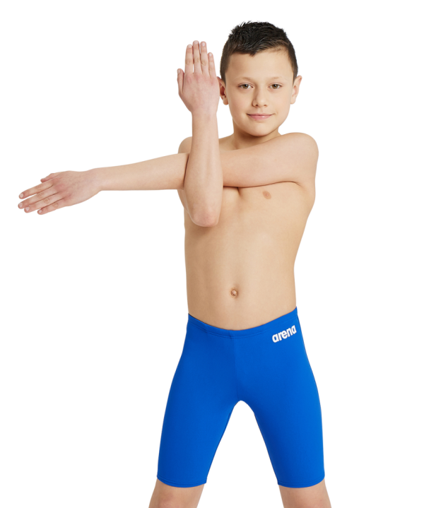 Arena B Team Swim Jammer Solid 164 royal/white Jungen