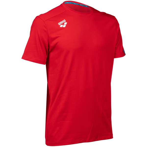 Arena Team T-Shirt Solid XS red Unisex