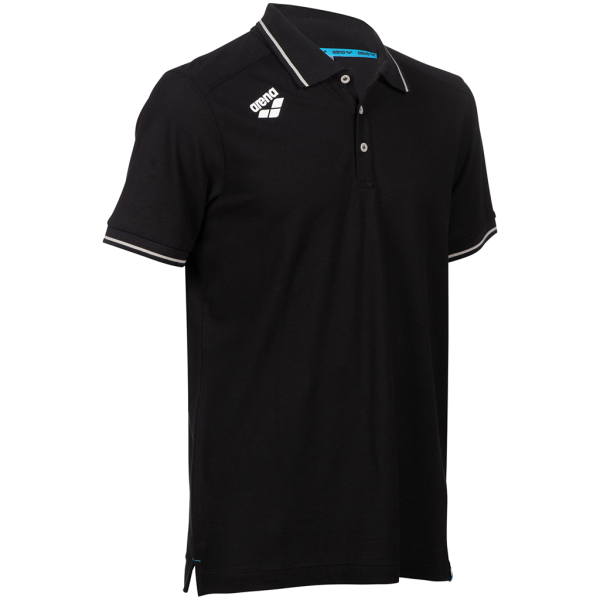 Arena Team Poloshirt Solid Cotton 3XL black Unisex