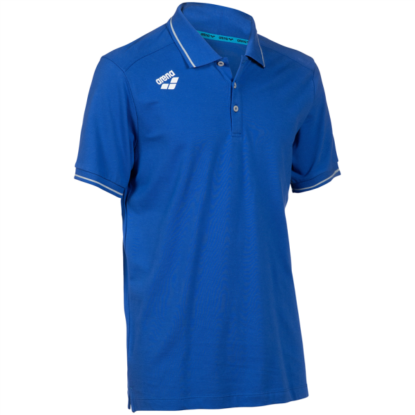Arena Team Poloshirt Solid Cotton S royal Unisex