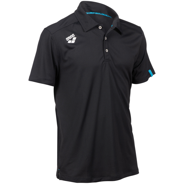 Arena Team Poloshirt Solid XXL black Unisex