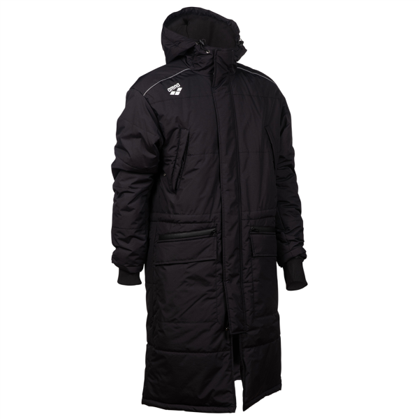 Arena Team Parka Solid S black Unisex