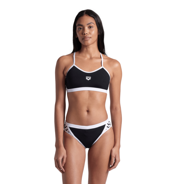 Arena W Arena Icons Bikini Cross Back Solid D 32 black/white Damen