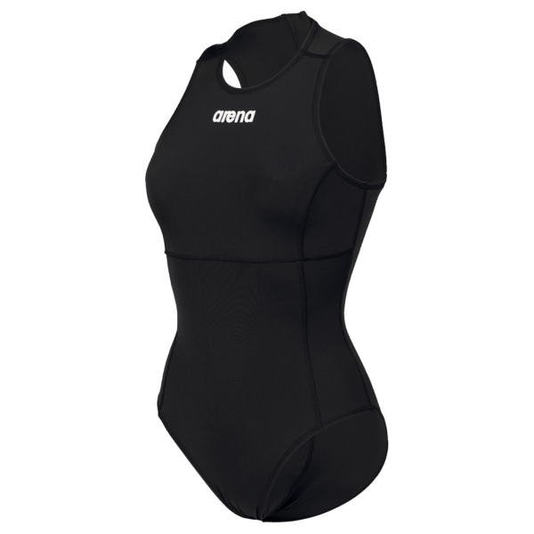 Arena W Team Swimsuit Waterpolo Solid D 36 black/white Damen