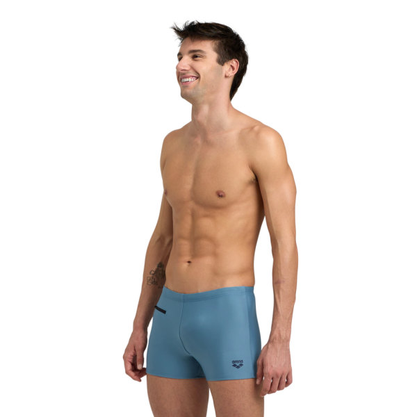 Arena M Arena Zip Swim Short D 9 stone grey Herren