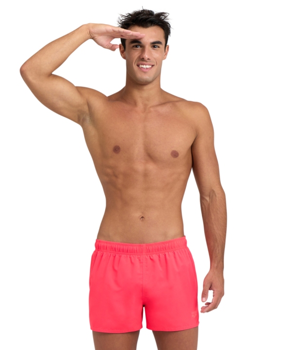 Arena M Fundamentals X-Short R XL fluo red/dark olive Herren