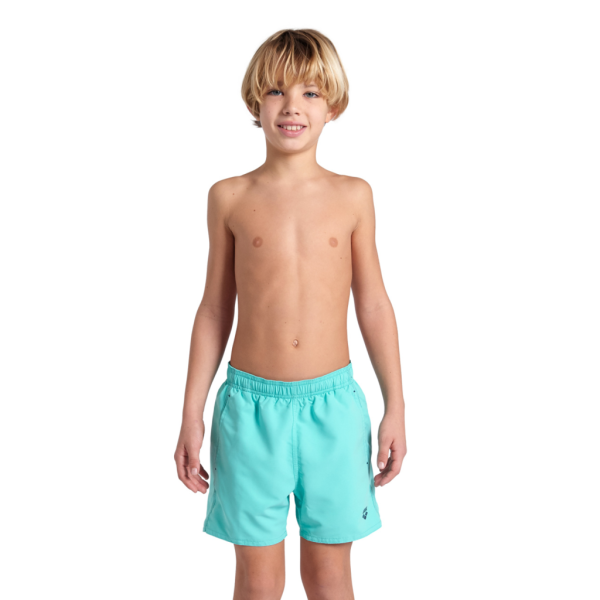 Arena B Beach Boxer Solid R 128 water/navy Jungen