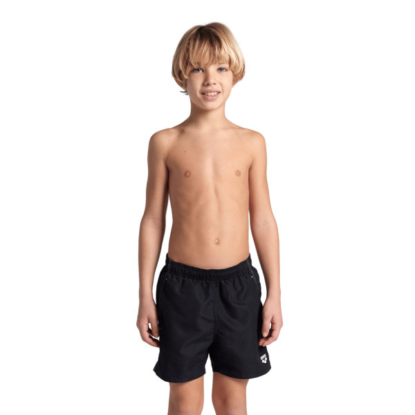 Arena B Beach Boxer Solid R 128 black/white Jungen