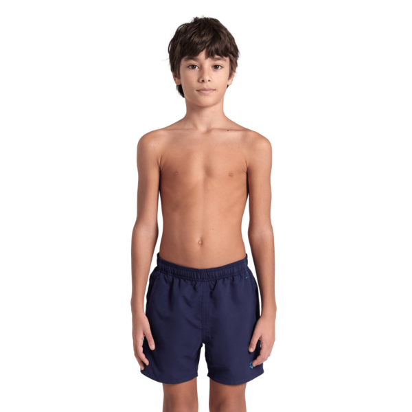 Arena B Beach Boxer Solid R 140 navy/turquoise Jungen