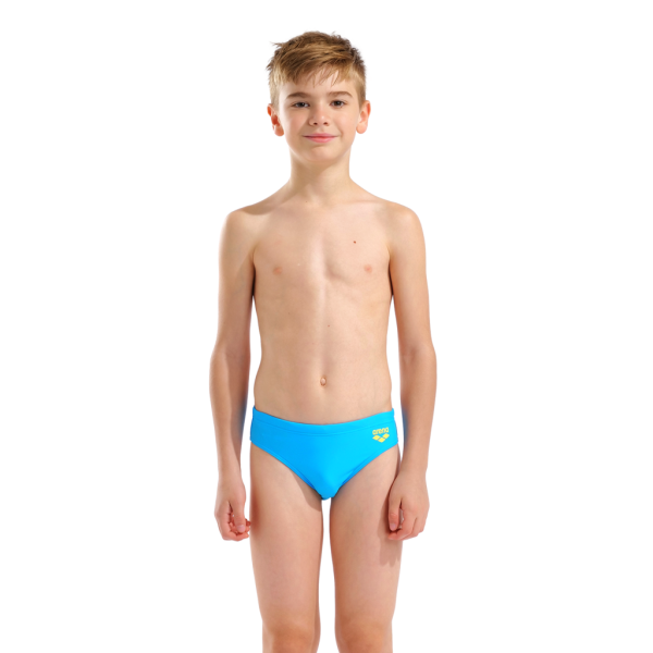 Arena B Dynamo Jr Brief R 140 turquoise/yellow star Jungen