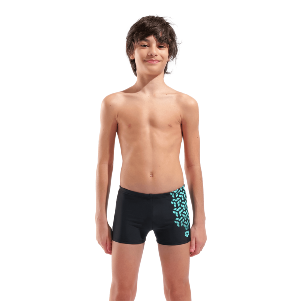 Arena B Arena Kikko V Swim Short Graphic 116 black/water Jungen