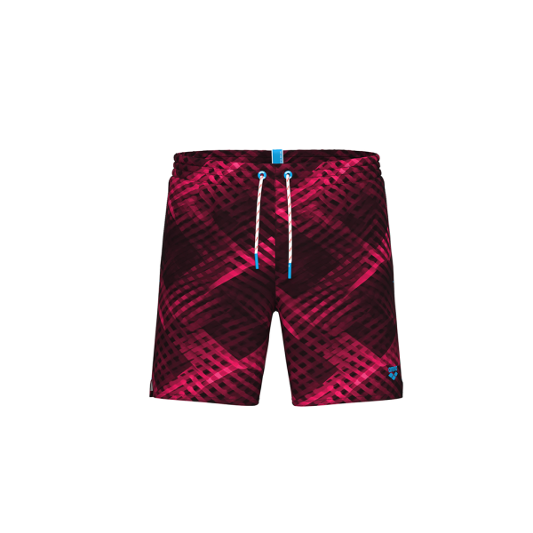 Arena M Beach Boxer Allover L dark purple multi Herren