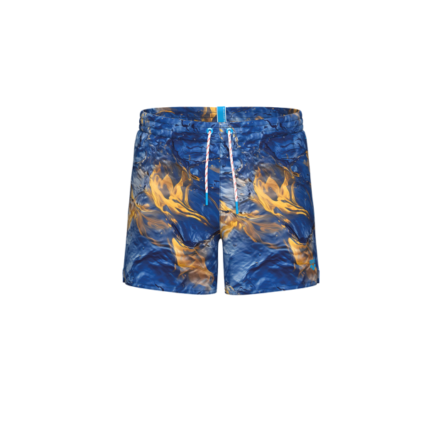 Arena M Beach Short Allover L blueriver multi Herren
