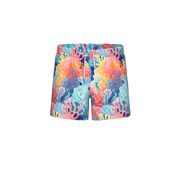 Arena M Beach Short Allover M water multi Herren