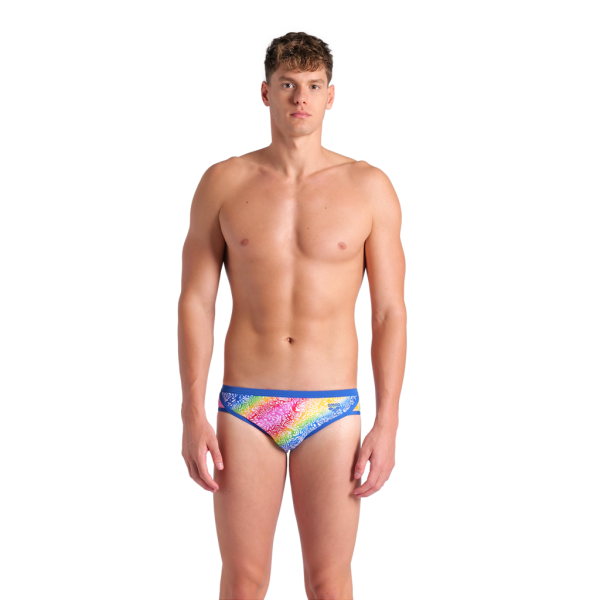Arena M Arena Swim Briefs Printed D 4 royal/white multi Herren