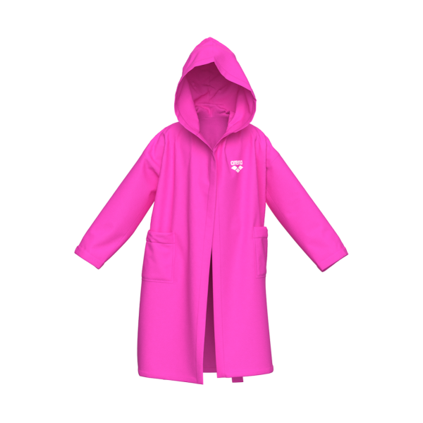 Arena Jr Arena Zeal Robe 116 shocking pink/white Unisex