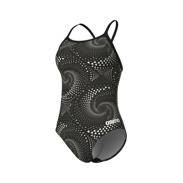 Arena W Arena Fireflow Swimsuit Lightdrop Back D 36 black/team black Damen