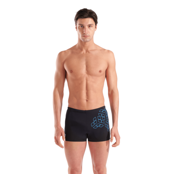 Arena M Arena Kikko Graphic Swim Short D 5 black/turquoise Herren