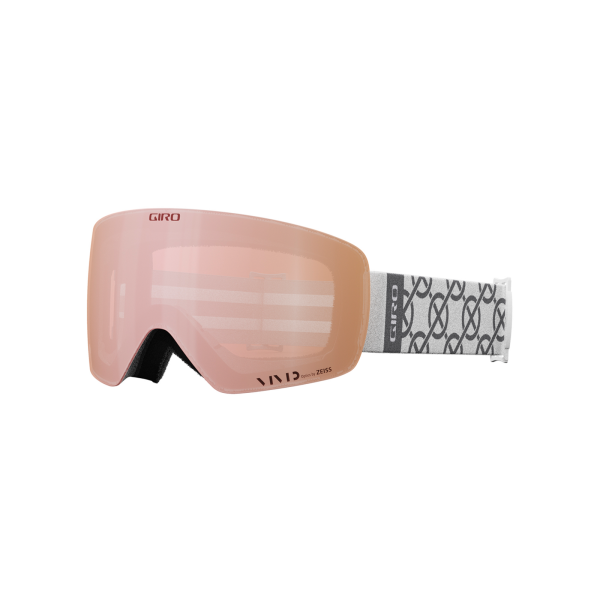 Giro W Contour RS Vivid Goggle one size white monogram vivid rose gold S2 +S1 Damen