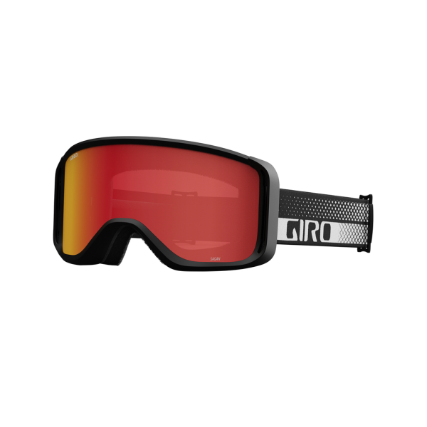 Giro Sagen Goggle one size black/white flow amber scarlet S2 +S0 Unisex