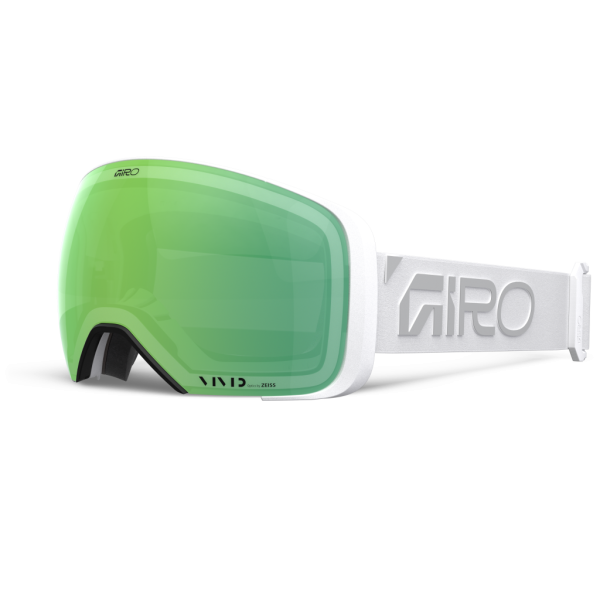 Giro Comp Vivid Goggle one size white wordmark vivid emerald S2 +S1 Unisex
