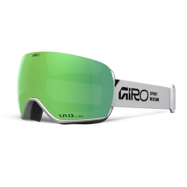 Giro Article II Vivid Goggle one size white stacked vivid emerald S2 +S1 Herren