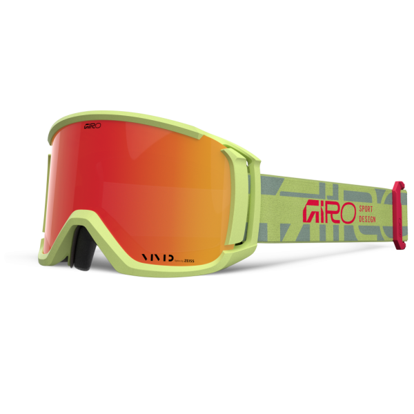 Giro Revolt Vivid Goggle one size glacier green burst vivid ember S2 Unisex