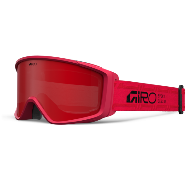 Giro Eyewear Index 2.0 Flash Goggle one size red stacked amber scarlet S2 Unisex