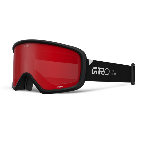 Giro Stomp Flash Goggle one size black wordmark amber scarlet S2 Unisex