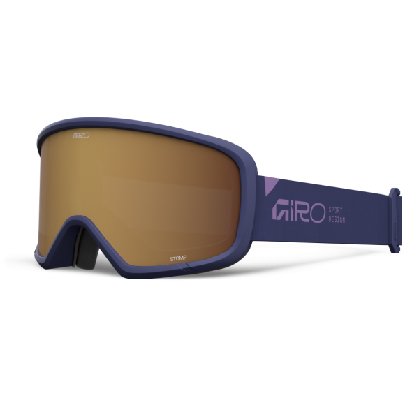 Giro Stomp Flash Goggle one size mauve wordmark amber gold S2 Unisex