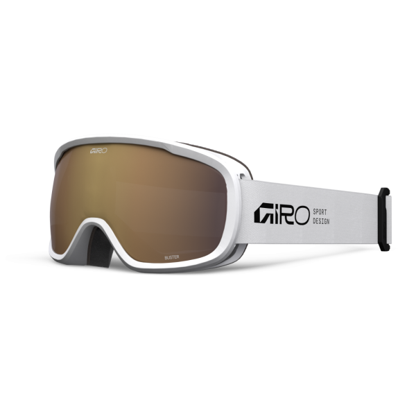 Giro Buster Basic Goggle one size white stacked amber rose S2 Unisex