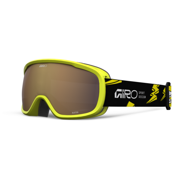 Giro Buster Basic Goggle one size yellow bolts amber rose S2 Unisex