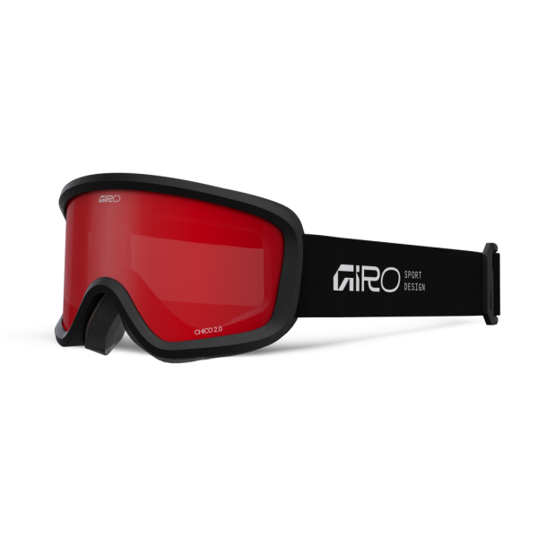 Giro Chico 2.0 Flash Goggle one size black stacked amber scarlet S2 Unisex