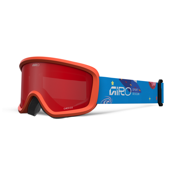 Giro Chico 2.0 Flash Goggle one size blue rocket amber scarlet S2 Unisex
