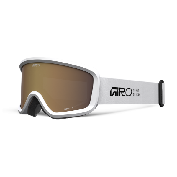 Giro Chico 2.0 Basic Goggle one size white stacked amber rose S2 Unisex