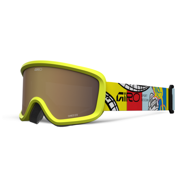 Giro Chico 2.0 Basic Goggle one size yellow robot amber rose S2 Unisex