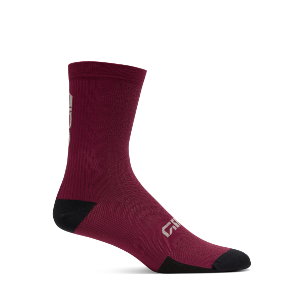 Giro HRC Sock S dark maroon Unisex