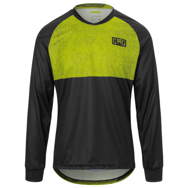 Giro M Roust LS Jersey M ano lime breakdown Herren