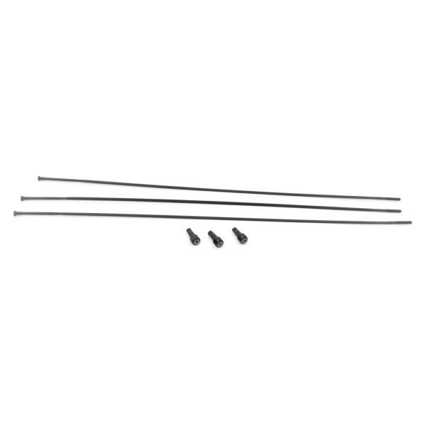 Zipp Spoke and Nipple 281mm Straight Rail 50 27.5 Qty 3 one size black