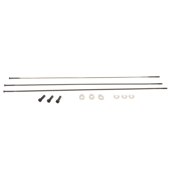 Zipp Spoke and Nipple 274mm CX-Ray Straight Pull Qty 3 one size black