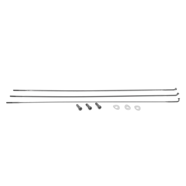 Zipp Spoke and Nipple 274mm CX-Ray J-Bend Qty 3 one size black