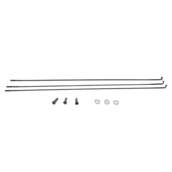 Zipp Spoke and Nipple 278mm CX-Sprint J-Bend Qty 3 one size black