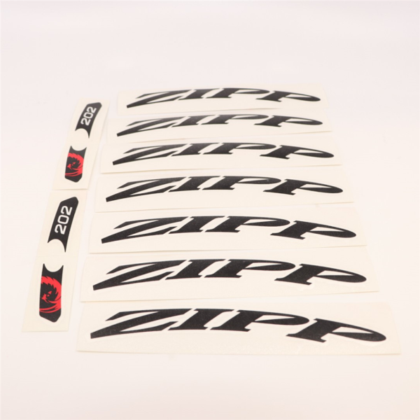 Zipp Wheel Decal Set Zipp 202 for one wheel matte black one size black
